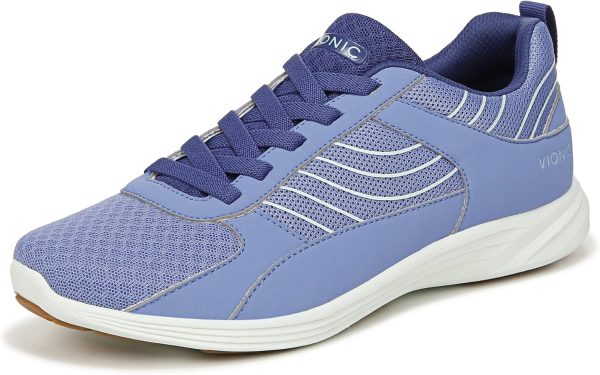 Vionic Women's Walking Sneaker Agile Ruvi- Comfortable Supportive Walking Shoes That Include VIO Motion Technology Orthotic Insole with Built-in Arch Support, Helps Heel Pain and Plantar Fasciitis