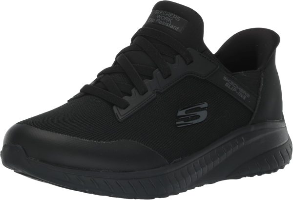 Skechers Women's Hands Free Slip-Ins Squad Chaos SR Adelo Health Care Professional Shoe